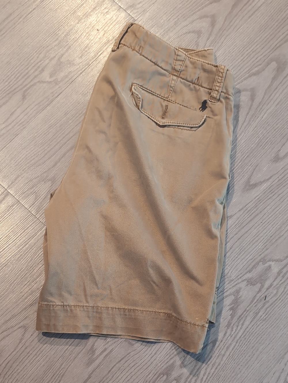 Polo by Ralph Lauren Men’s Tan Flat-Front Shorts
